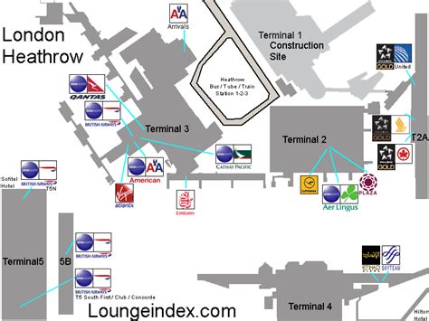 heathrow terminal layout map.